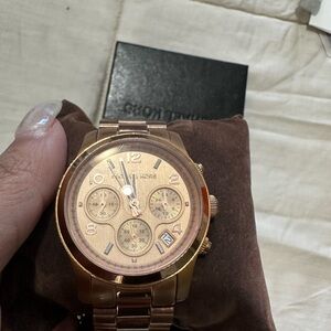 Michael Kors Rose Gold Chronograph Watch